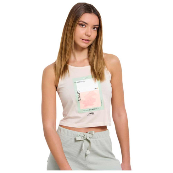 Bodytalk Γυναικεία αμάνικη μπλούζα Crop Top